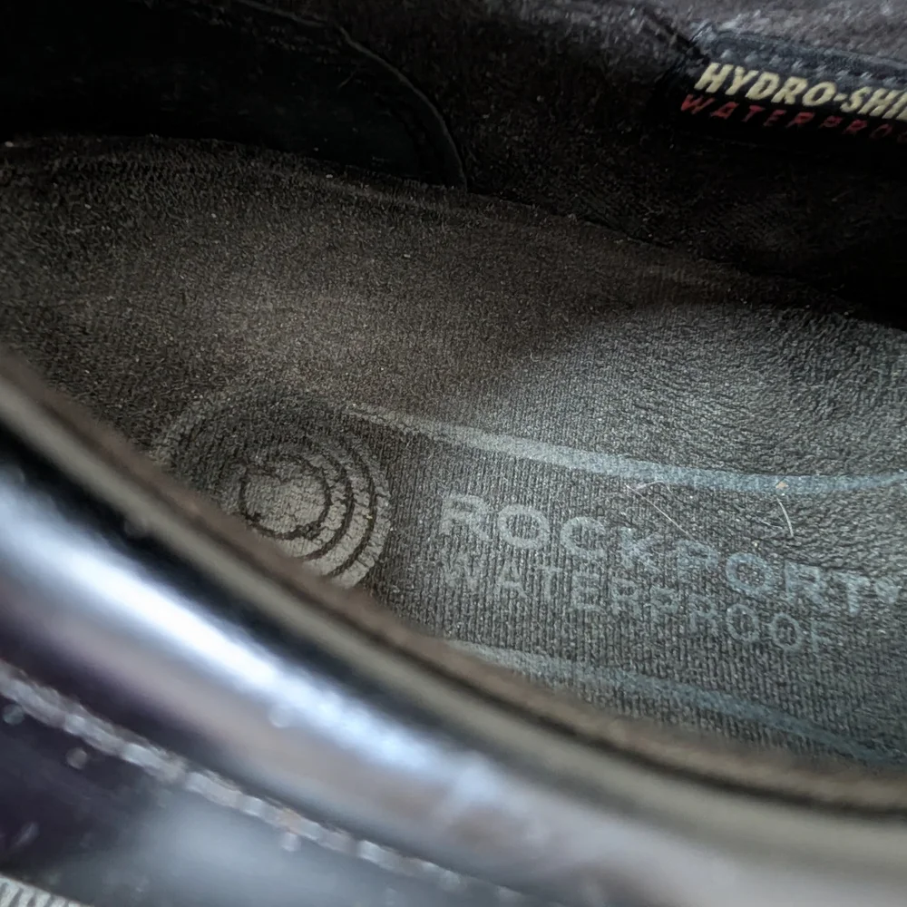 Rockport Men’s Waterproof Leather Oxford Dress Shoes, Size 12‎